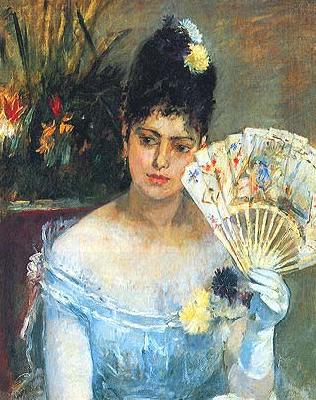 Berthe Morisot At the Ball, Musee Marmottan Monet, oil painting image
